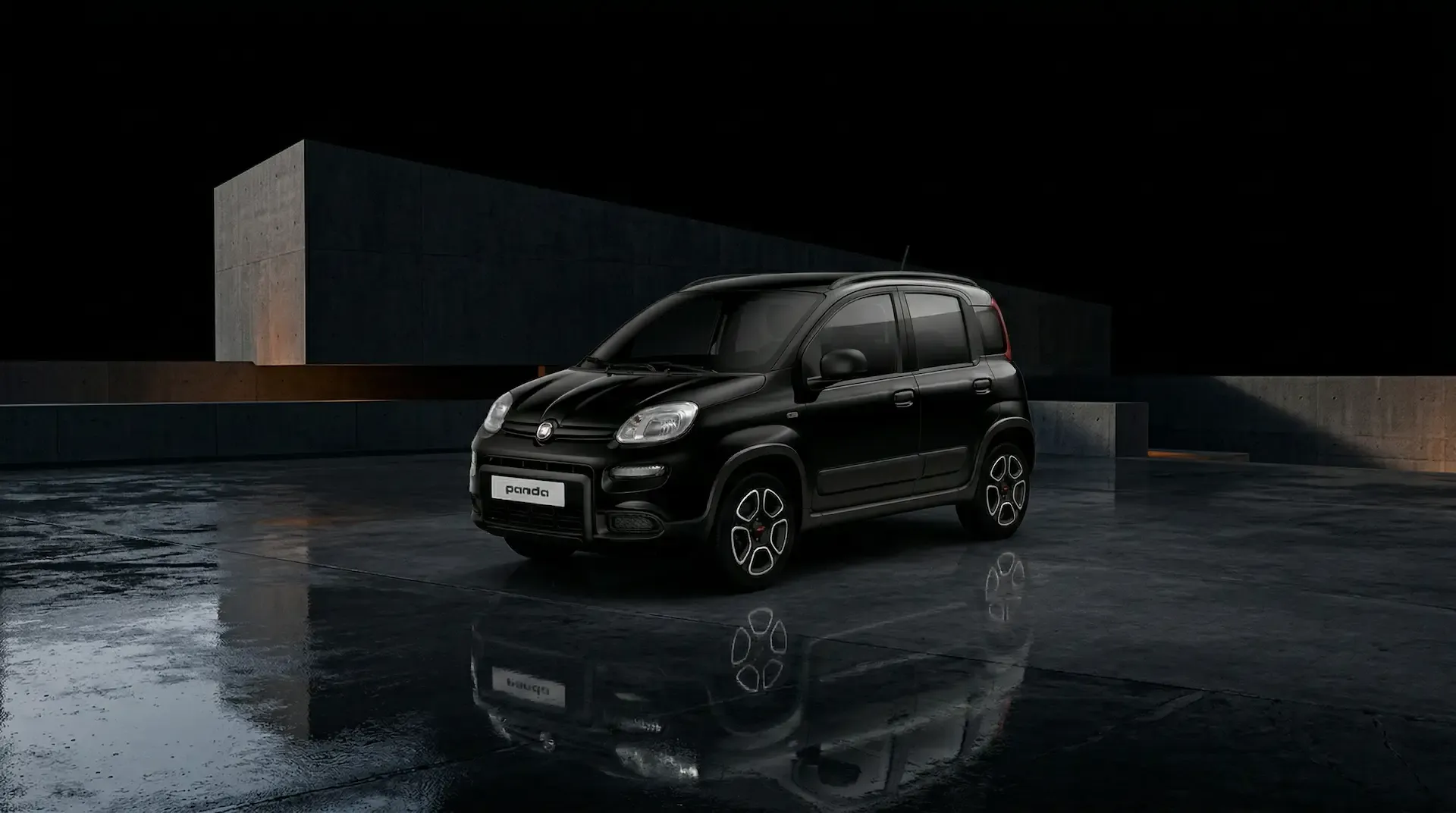 Fiat Panda Hybrid rossa auto utilitaria a noleggio economico Colleferro Roma Trailer
