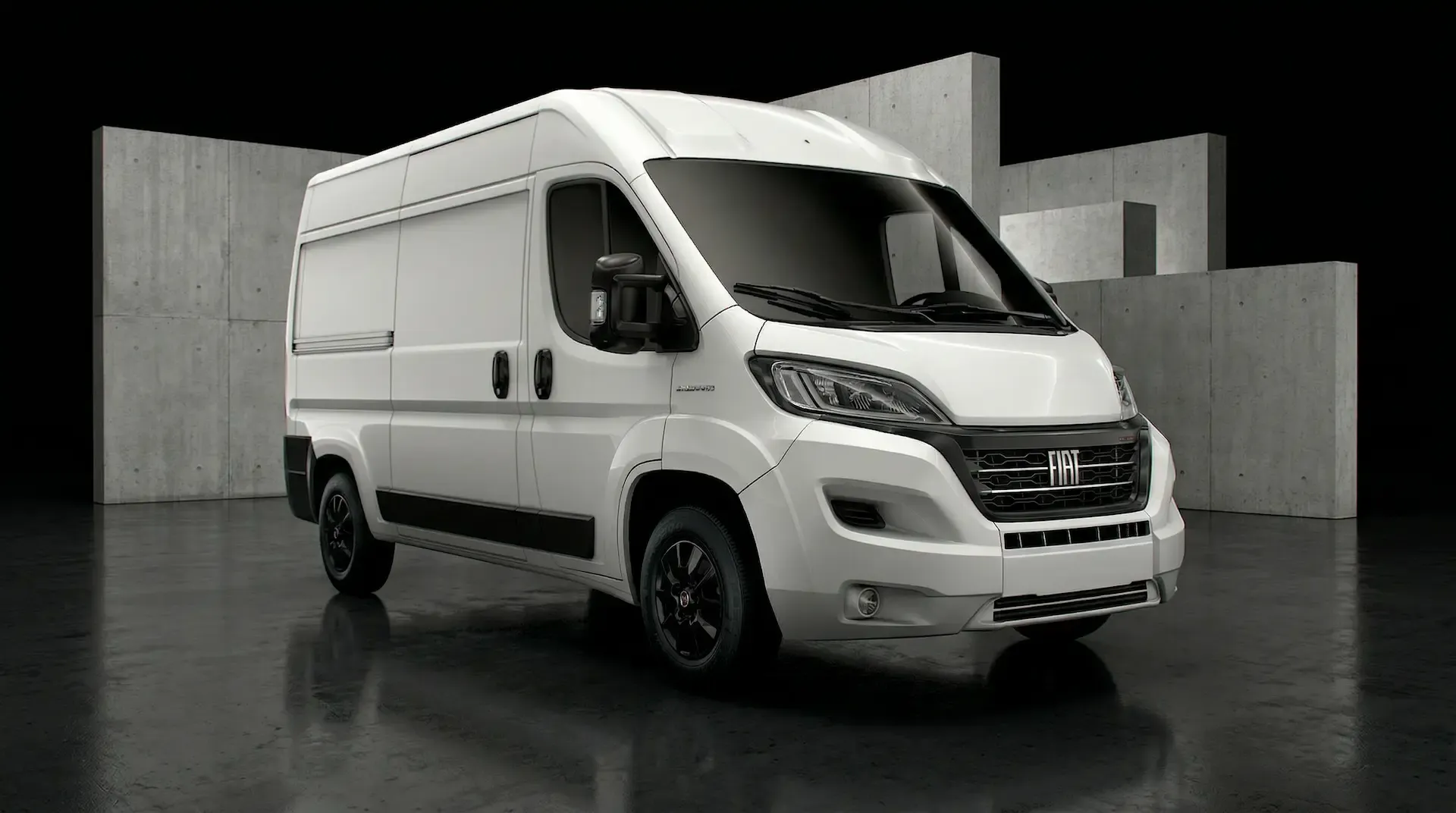 Fiat Ducato bianco furgone passo lungo a noleggio per traslochi Colleferro da Roma Trailer
